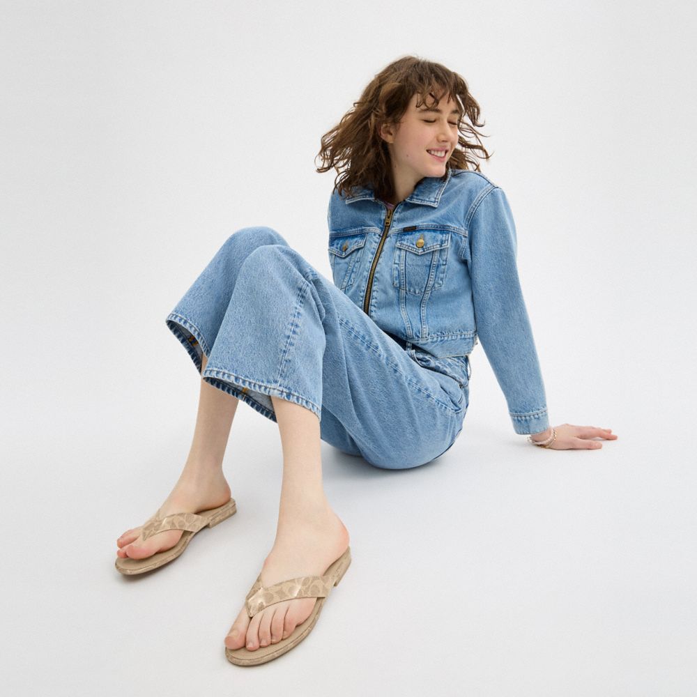 Bridgette Sandal In Signature Canvas