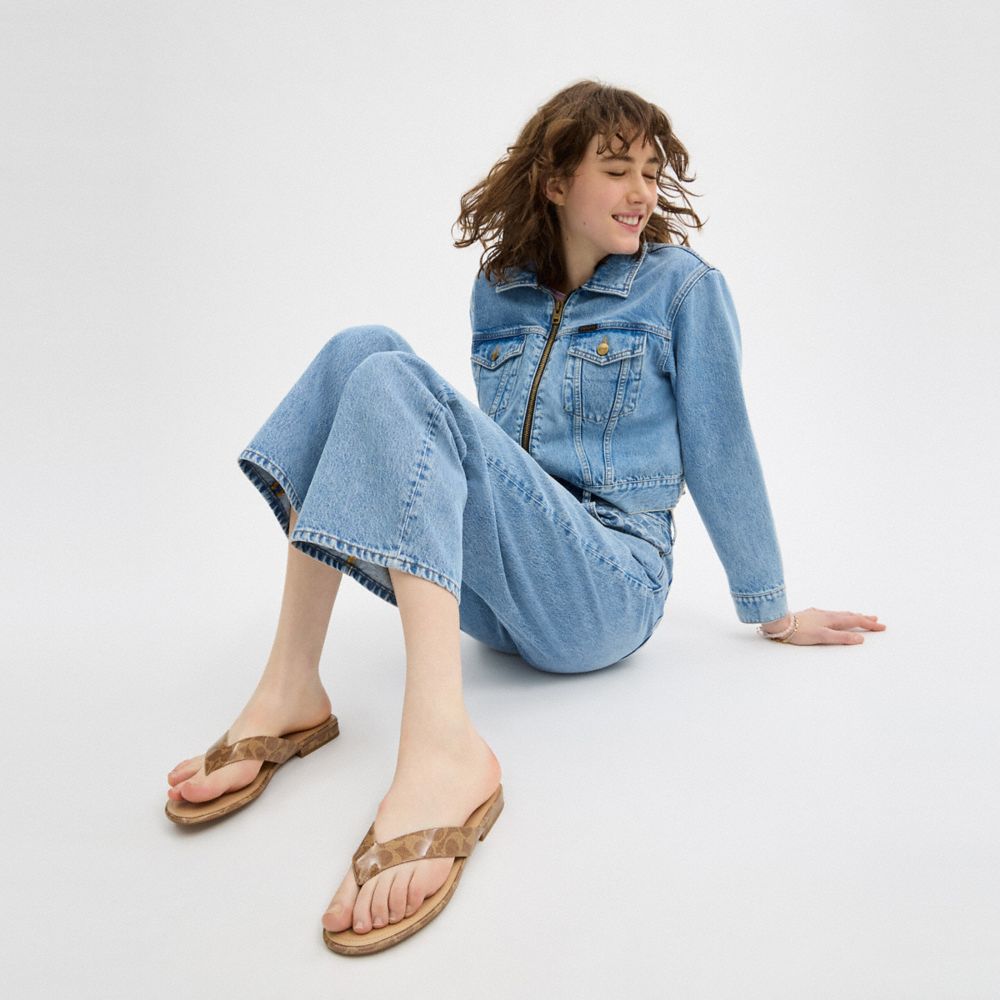 Bridgette Sandal In Signature Canvas