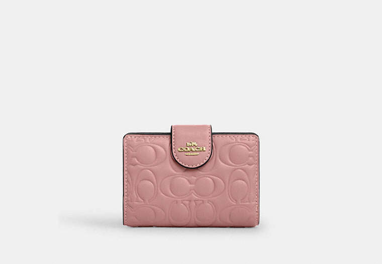 Medium Corner Zip Wallet In Signature Leather
