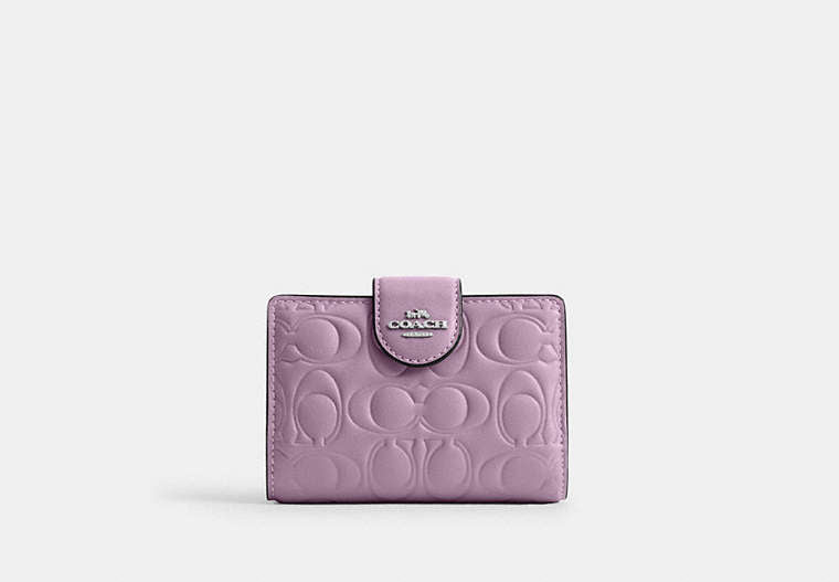 Medium Corner Zip Wallet In Signature Leather