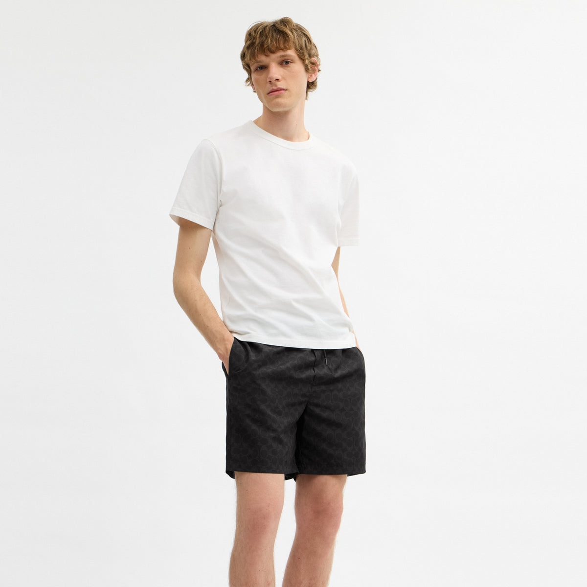 Signature Swim Trunks In Recycled Polyester