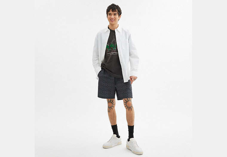 Signature Swim Trunks In Recycled Polyester