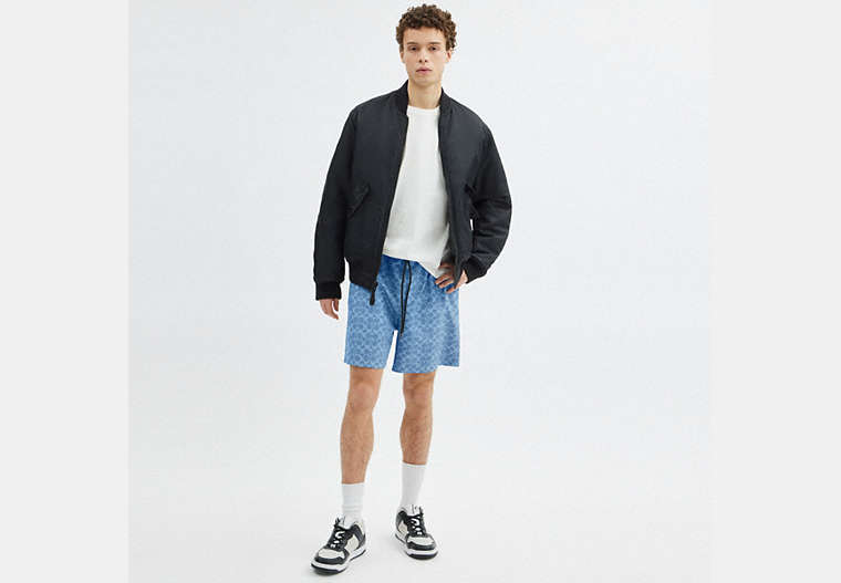 Signature Swim Trunks In Recycled Polyester