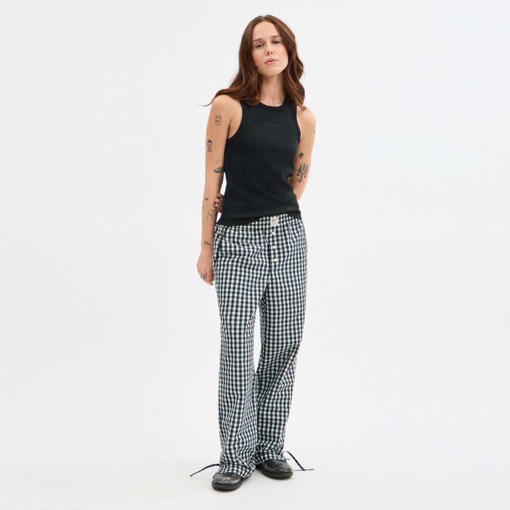 Coachtopia Loop Gingham Pants