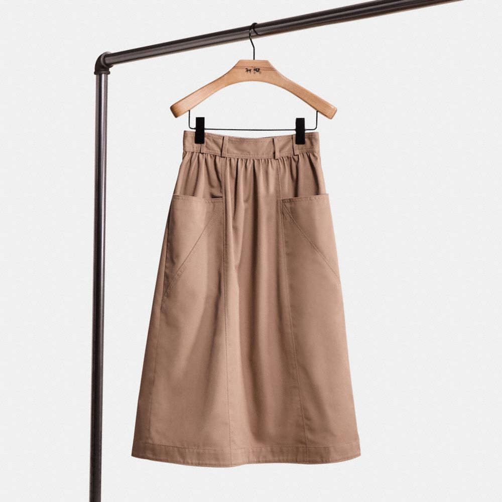 Restored Trench Skirt