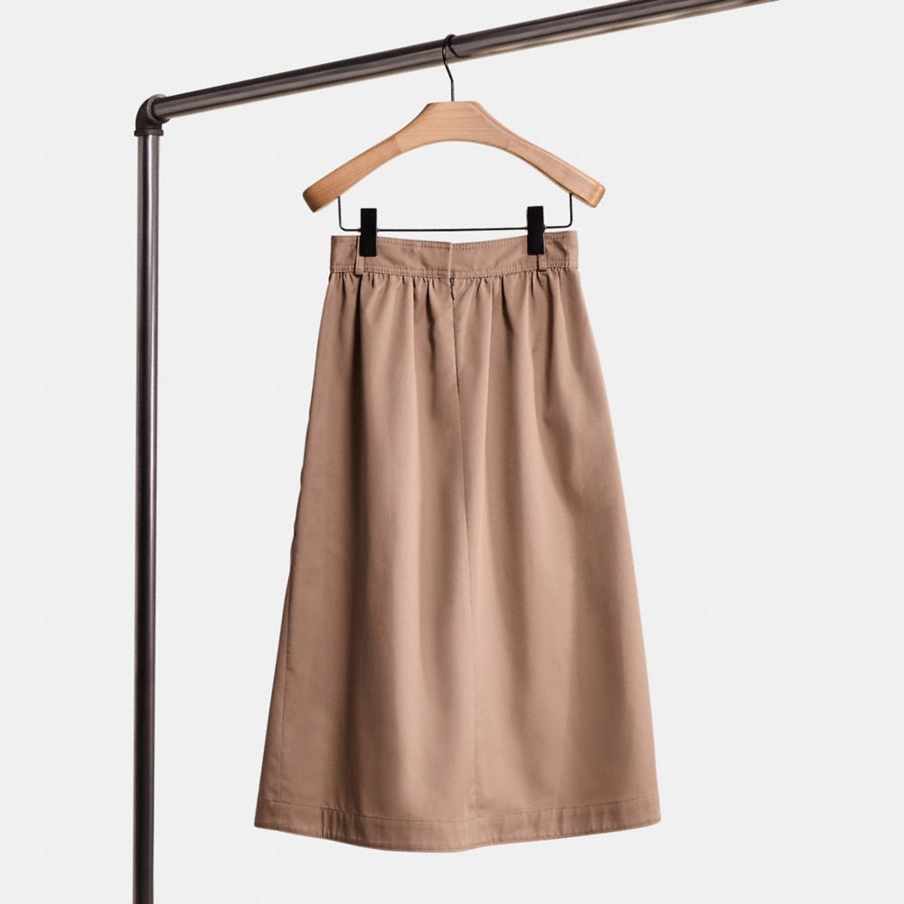 Restored Trench Skirt