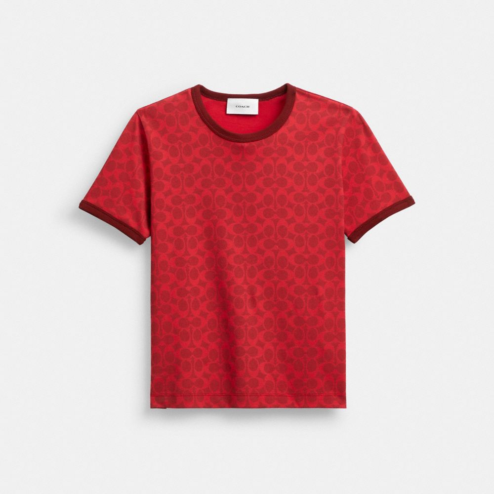 Signature Ringer T-Shirt In Organic Cotton