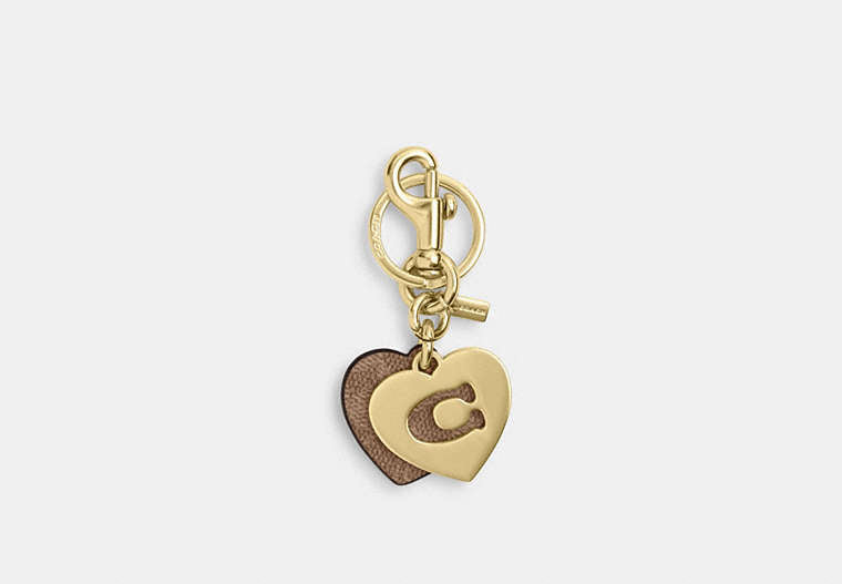 Hearts Key Ring In Signature Canvas
