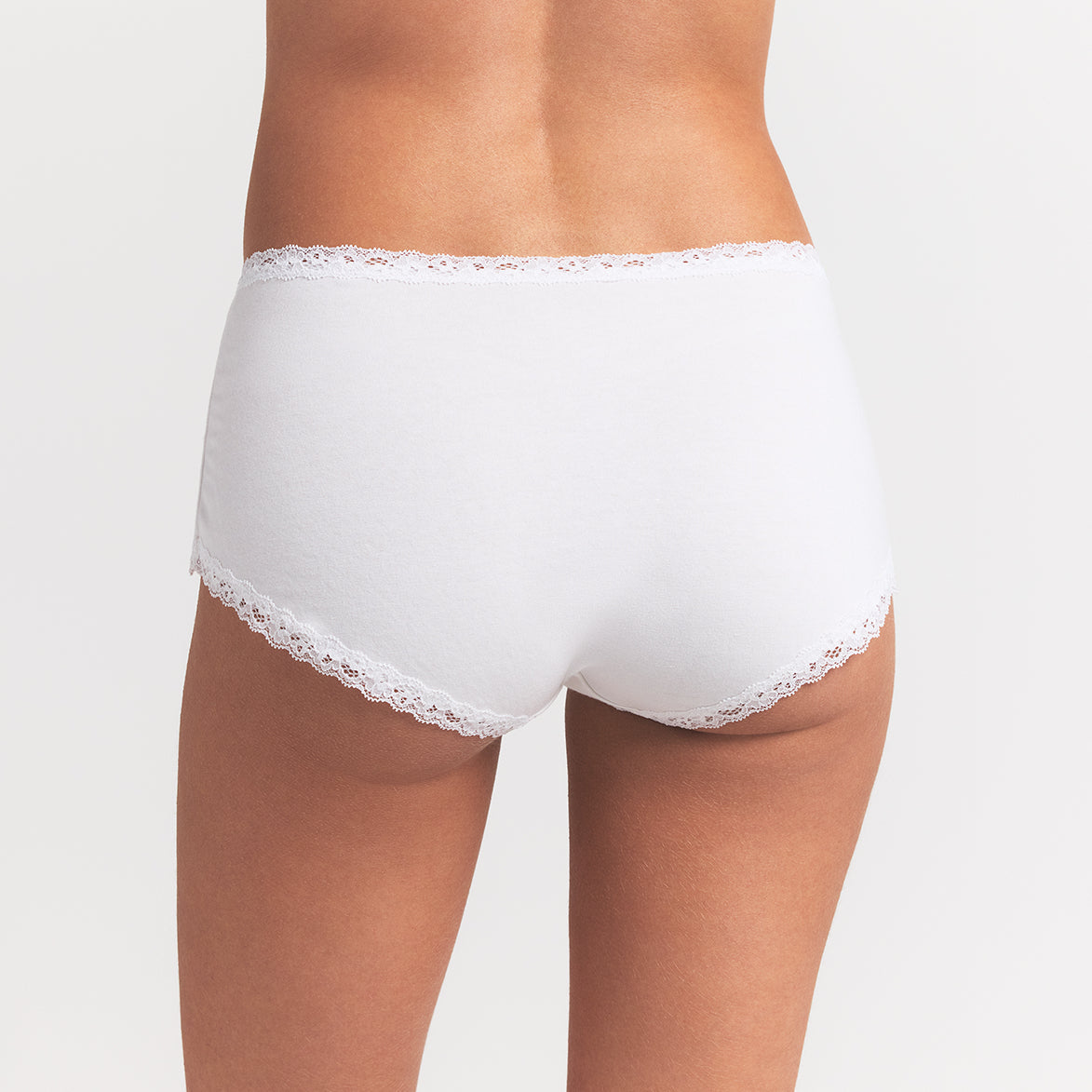Lightweight Cotton Lace Boy Short