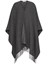 Valentino Fringed double poncho