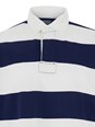 Polo ralph lauren "Big Fit" Blue Polo Shirt with Classic Collar and All-Over Striped Motif in Cotton Man