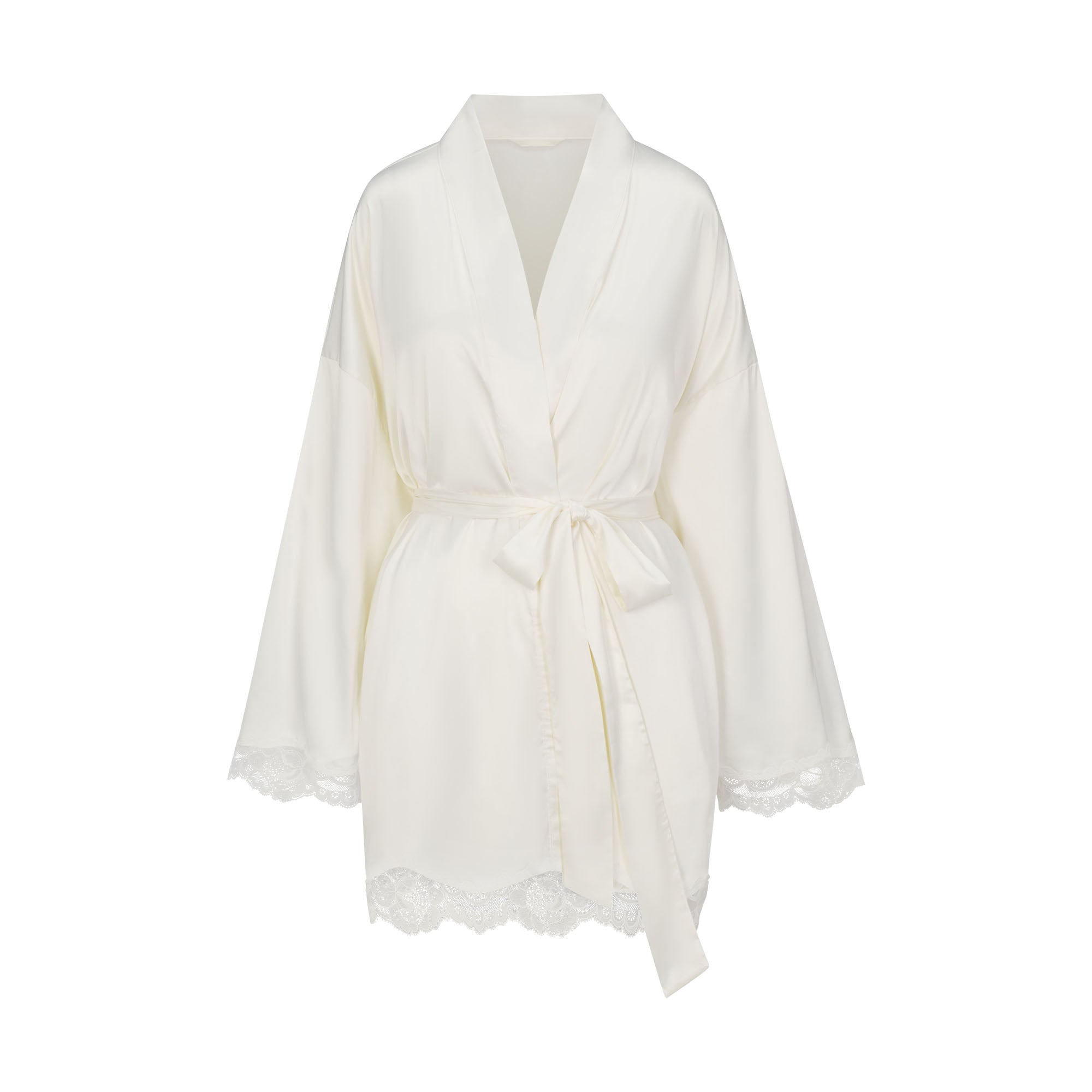 Woven Shine Lace Robe
