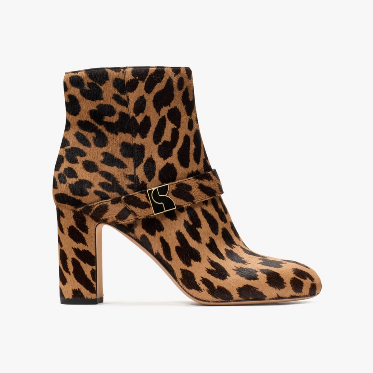 Dakota Leopard Zip Up Booties