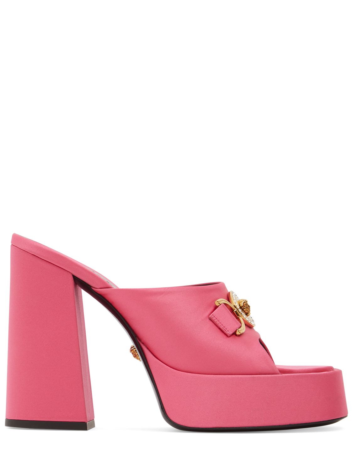 Versace Versace 120mm Satin mules - Size: UK 2.5 Heels | Shop From The Mirage