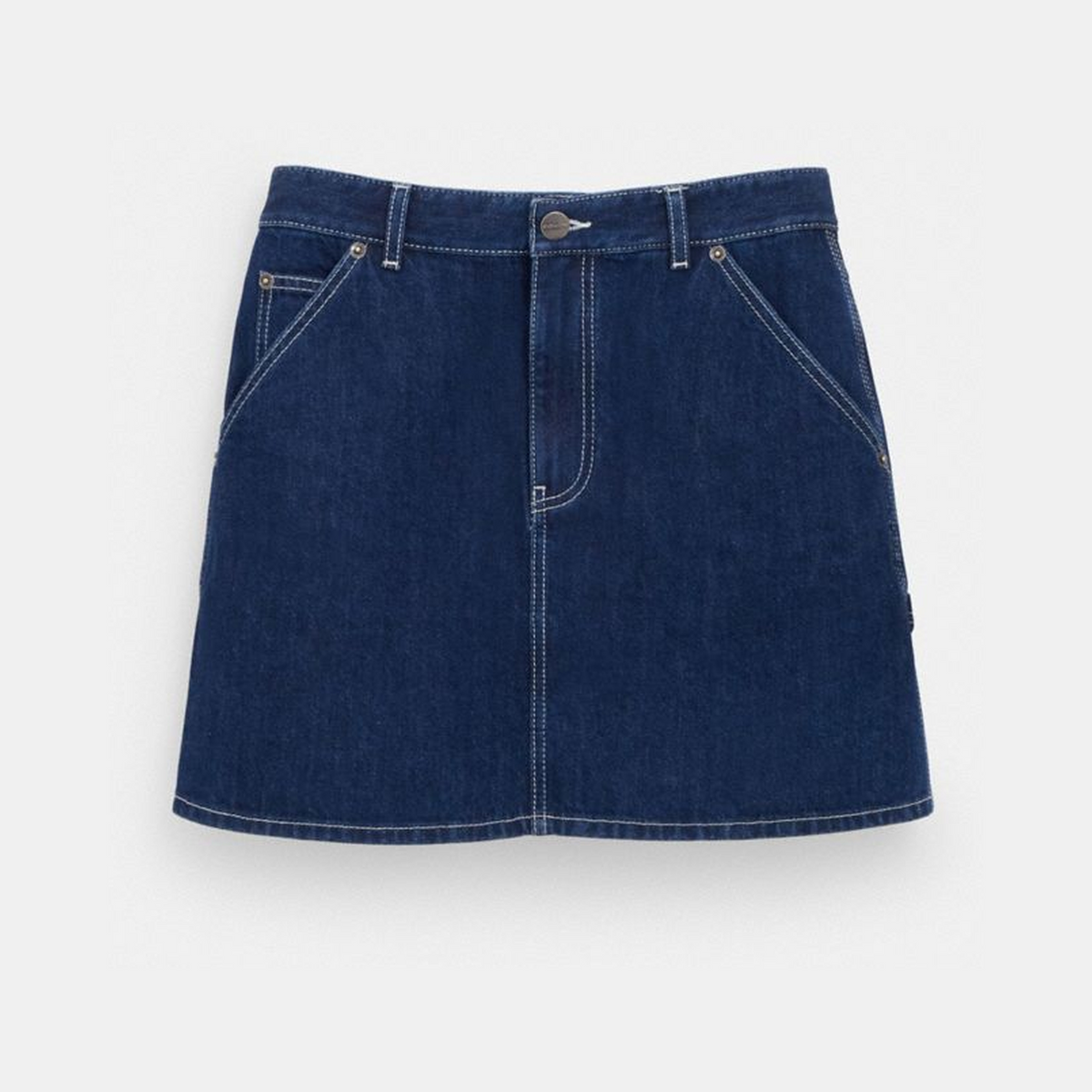 Denim Utility Skirt