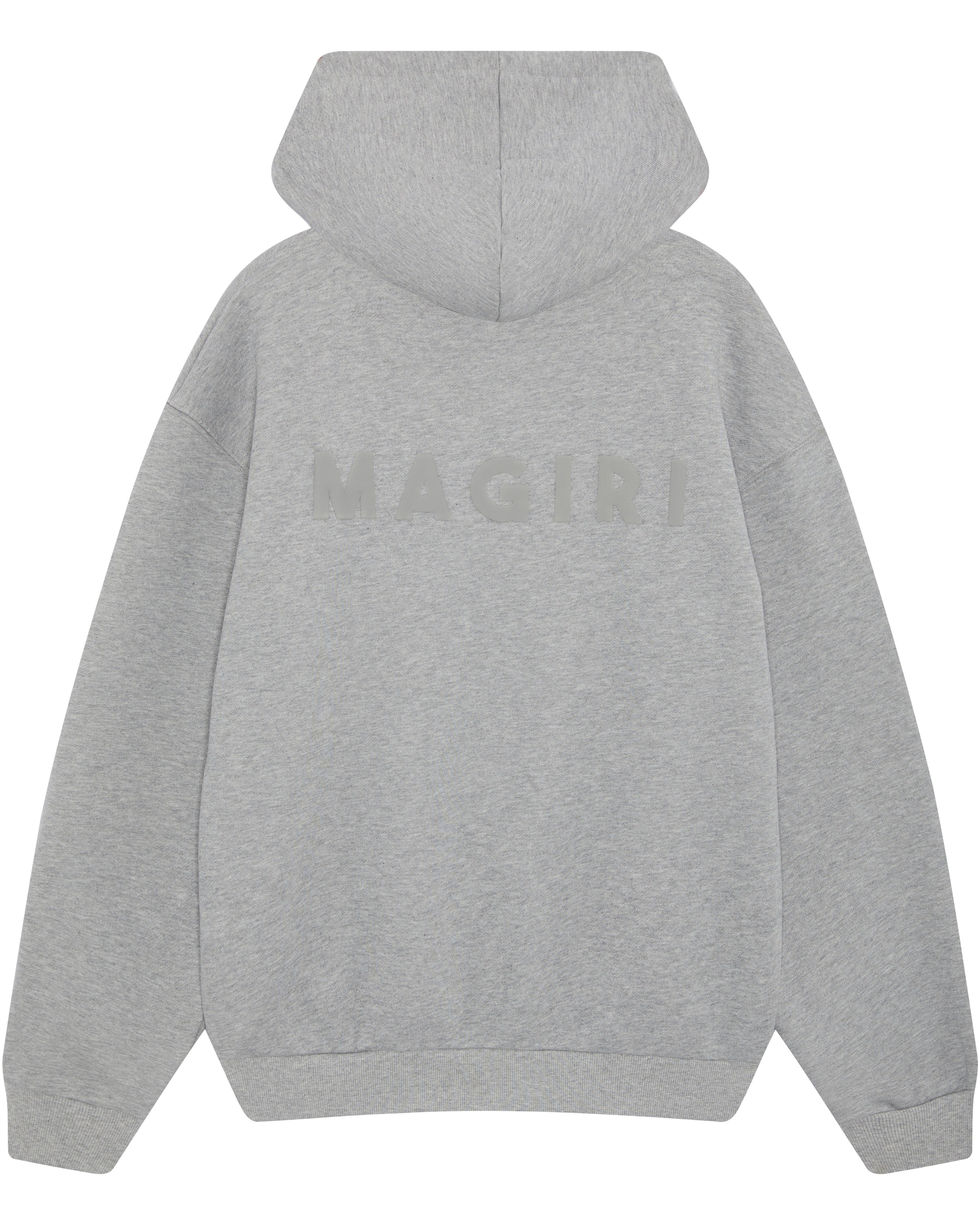 Magiri Core Puff Printed Hoodie in Grey