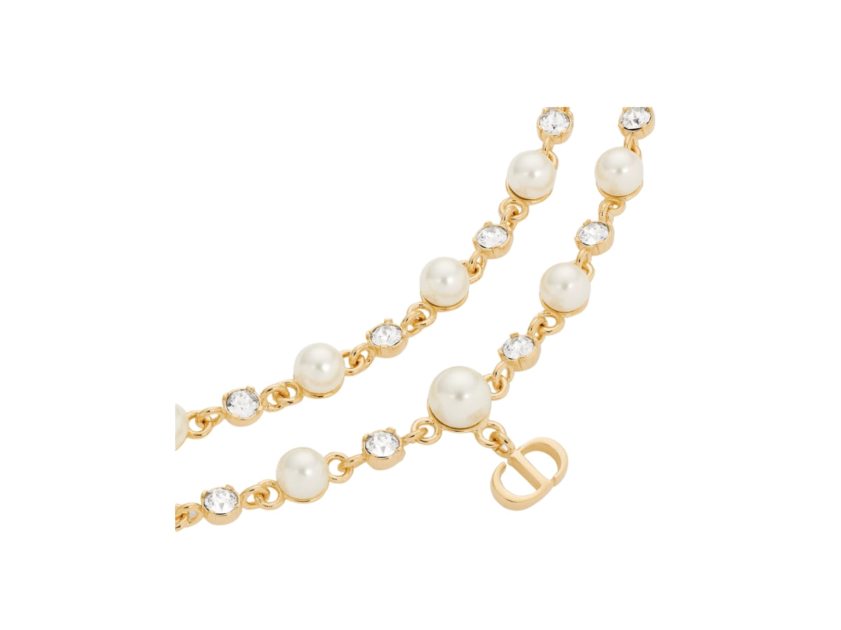 Dior In Double Chain Gold-Finish Metal