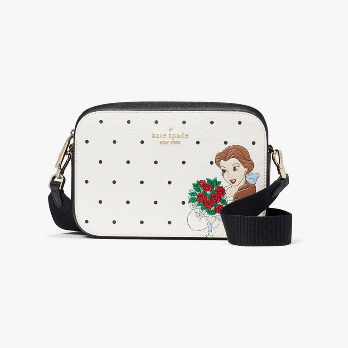 Disney X Kate Spade New York Beauty And The Beast Mini Camera Bag
