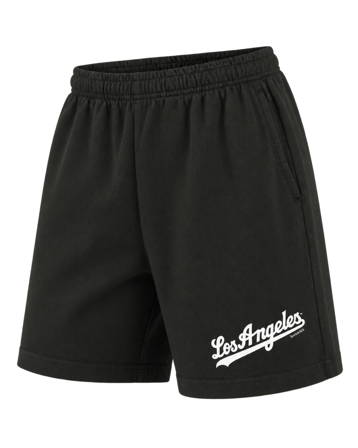 Dodgers Gym Short - Faded Black/White