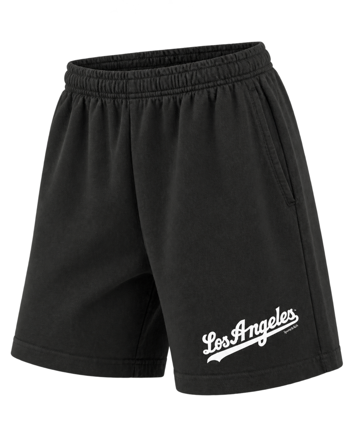 Dodgers Gym Short - Faded Black/White