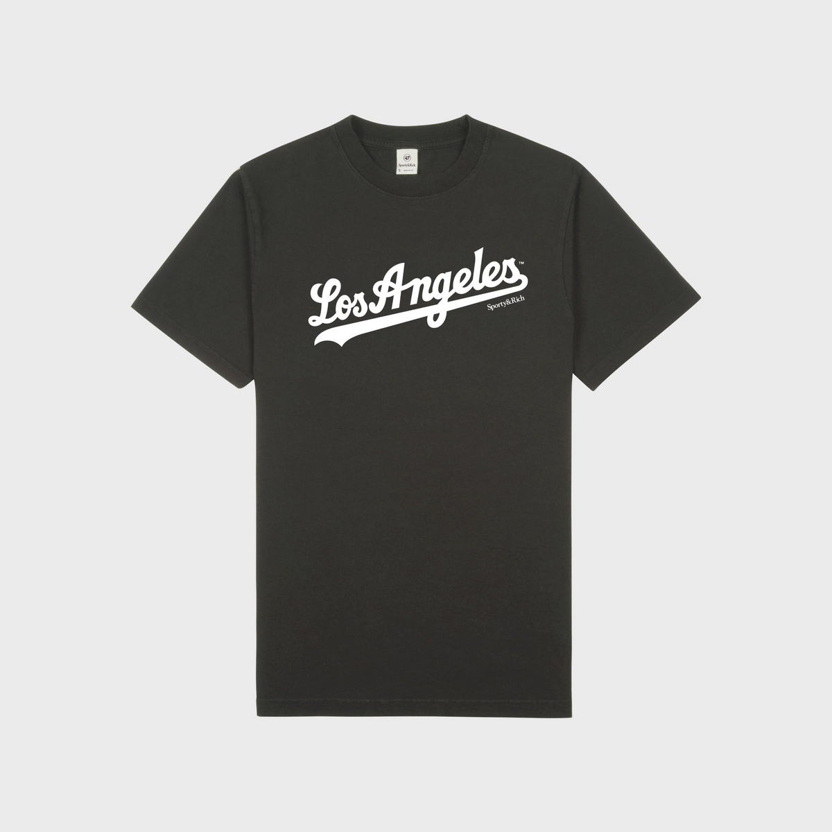 Dodgers T-Shirt - Faded Black/White
