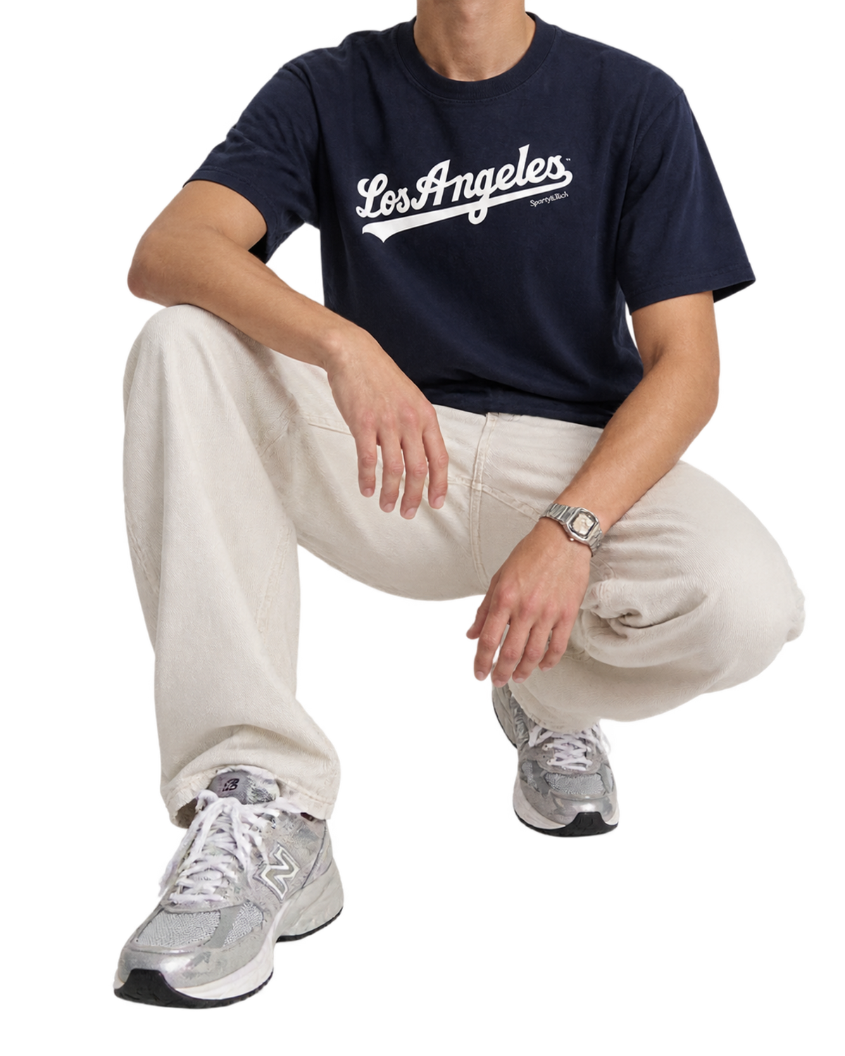 Dodgers T-Shirt - Navy/White