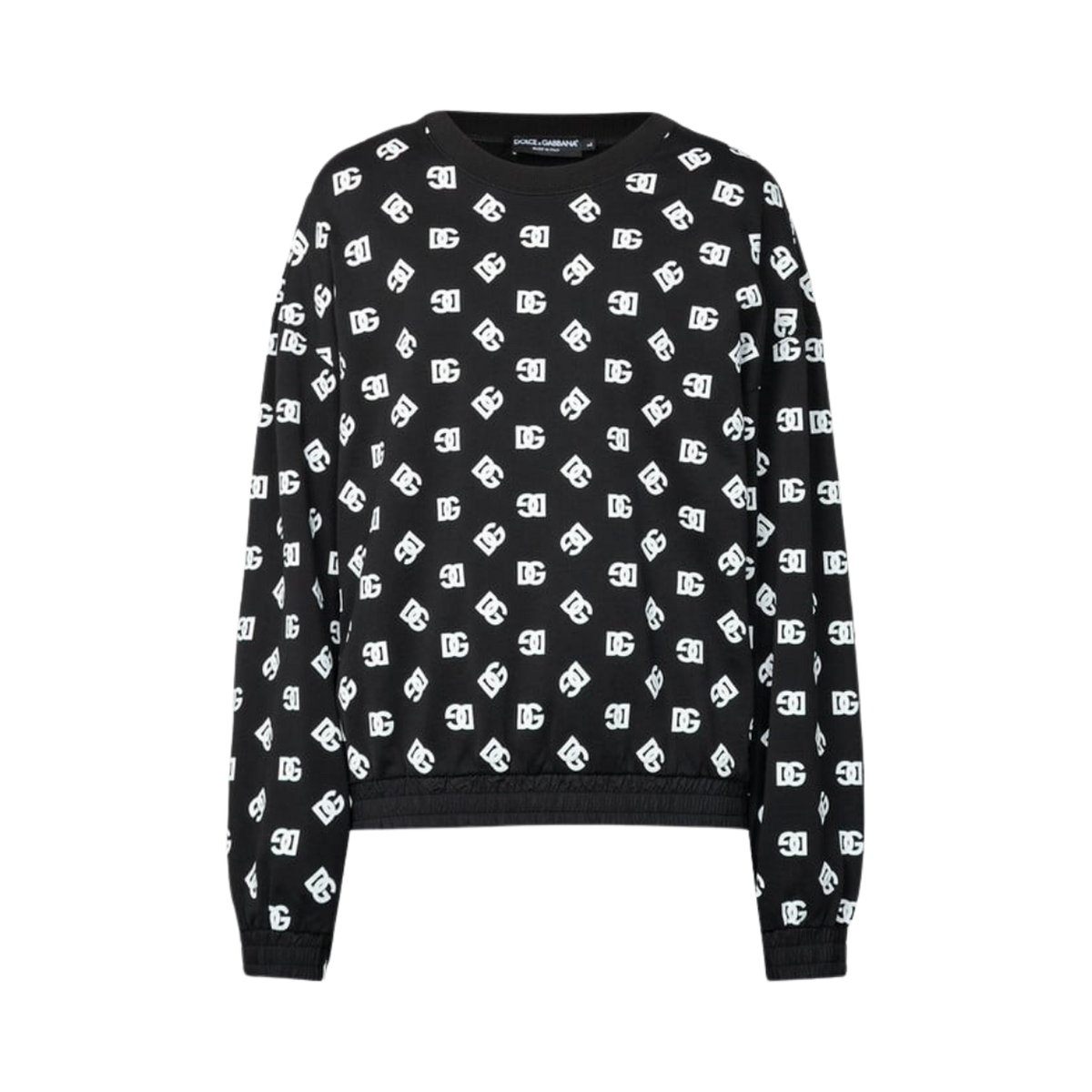 Dolce&Gabbana Black sweatshirt with monogram logo