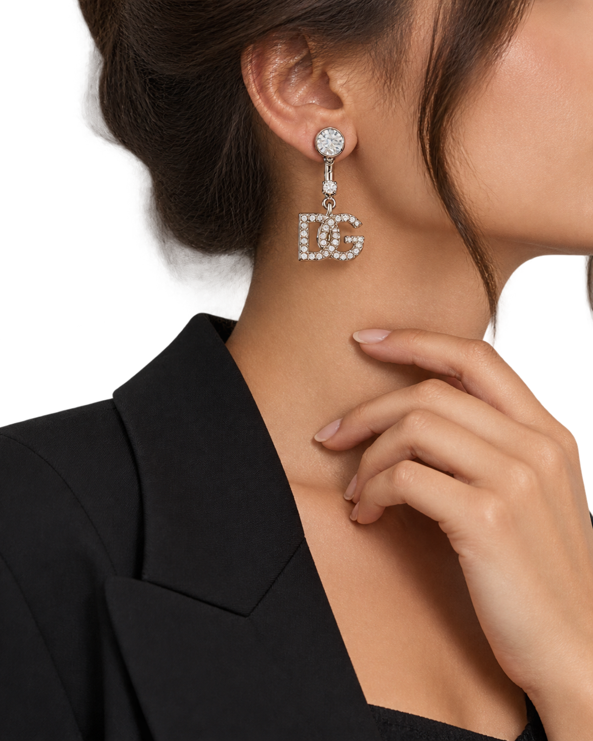 Dolce&Gabbana DG embellished earrings