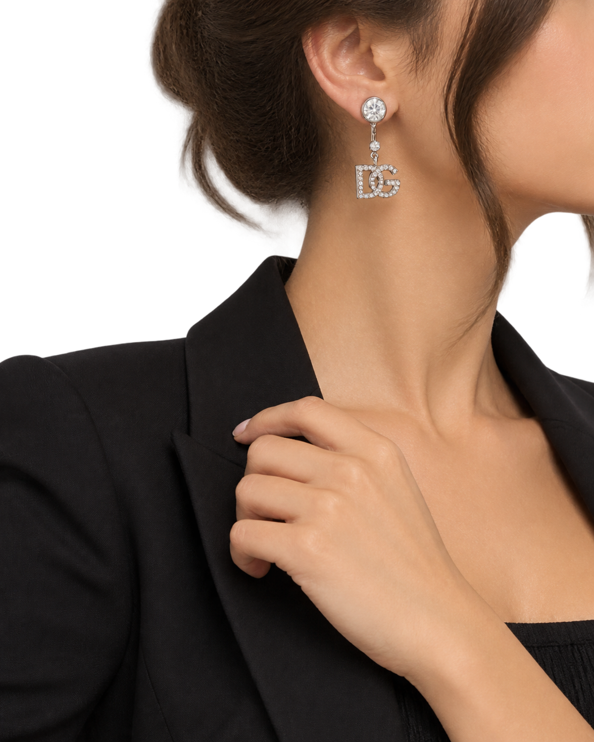 Dolce&Gabbana DG embellished earrings