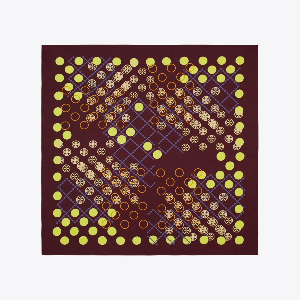 Dotted T Monogram Neckerchief