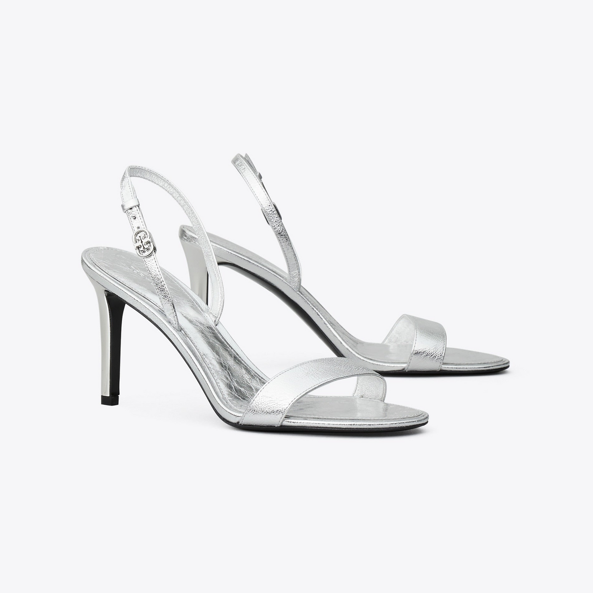 Double T Buckle Heel Sandal