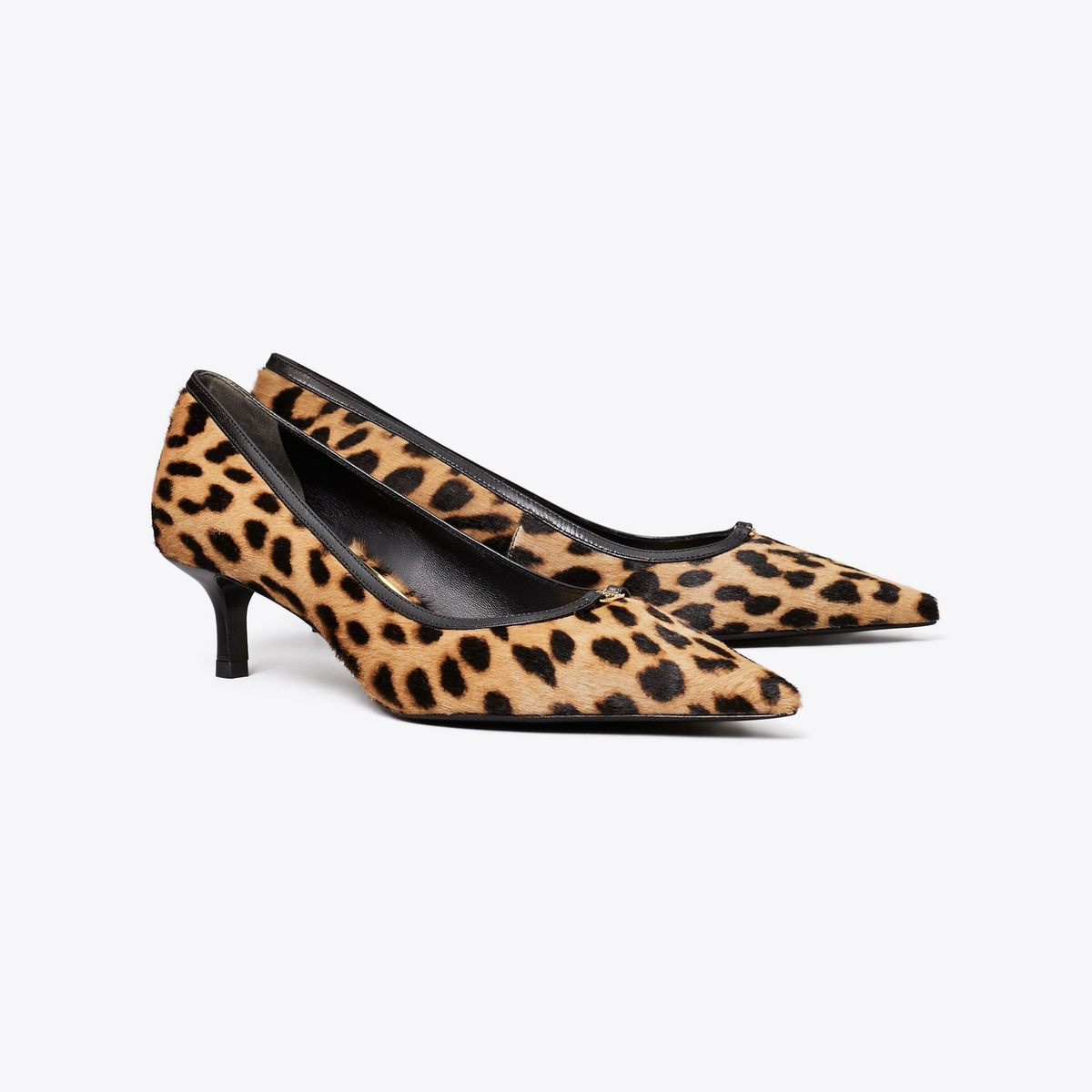 Double T Buckle Low-Heeled Pump