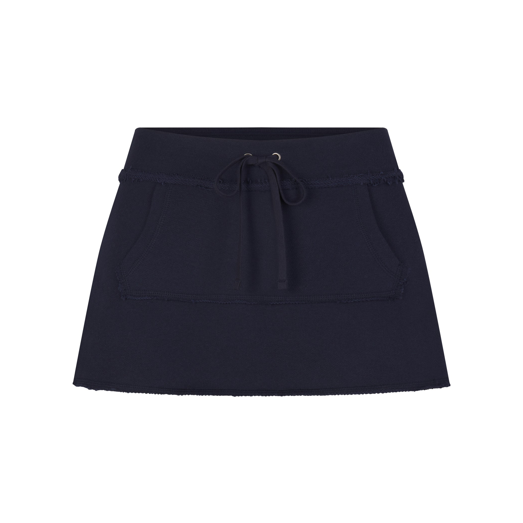 Drapey French Terry Mini Skirt
