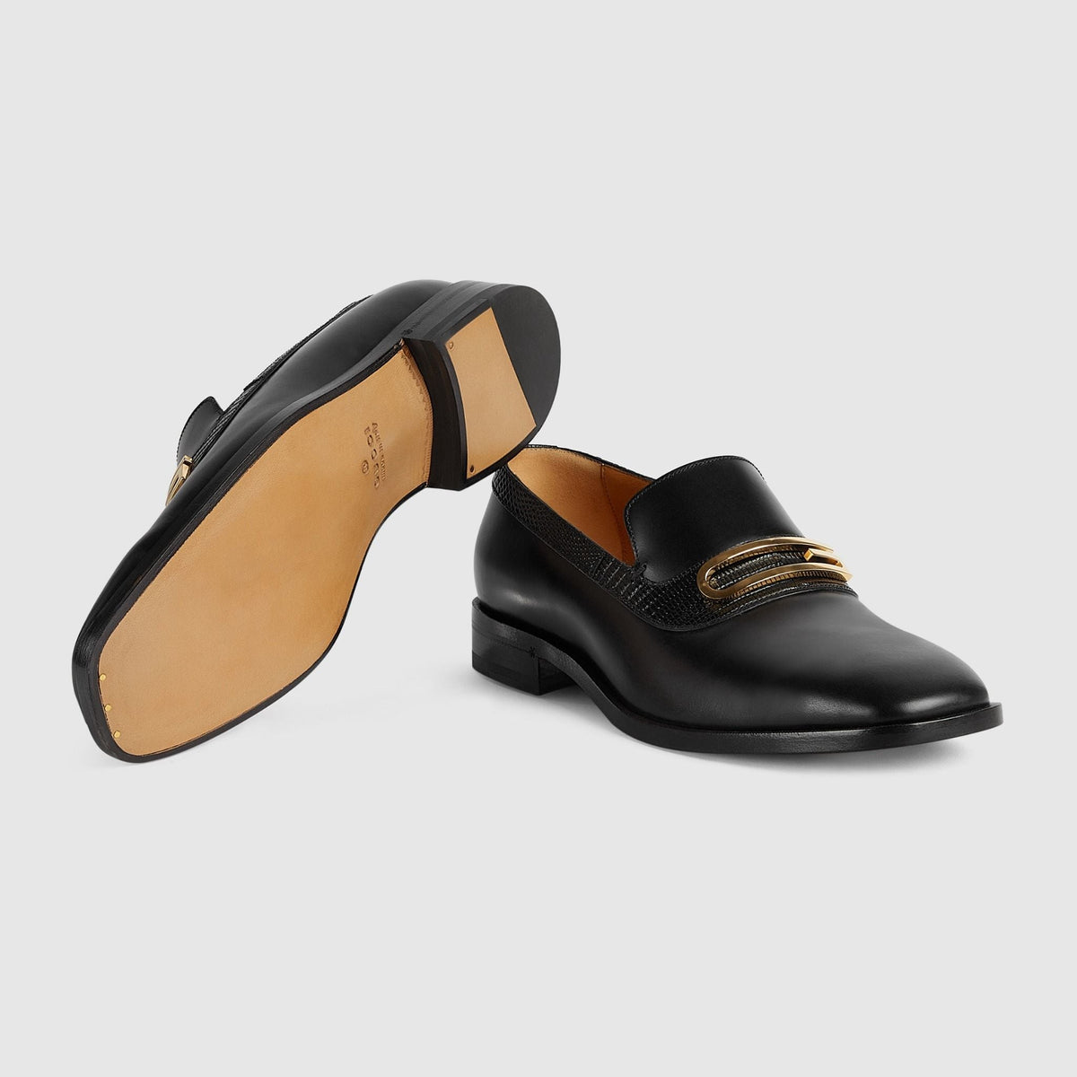 Gucci Loafer Men's Shoes With Geometric G 'Black'