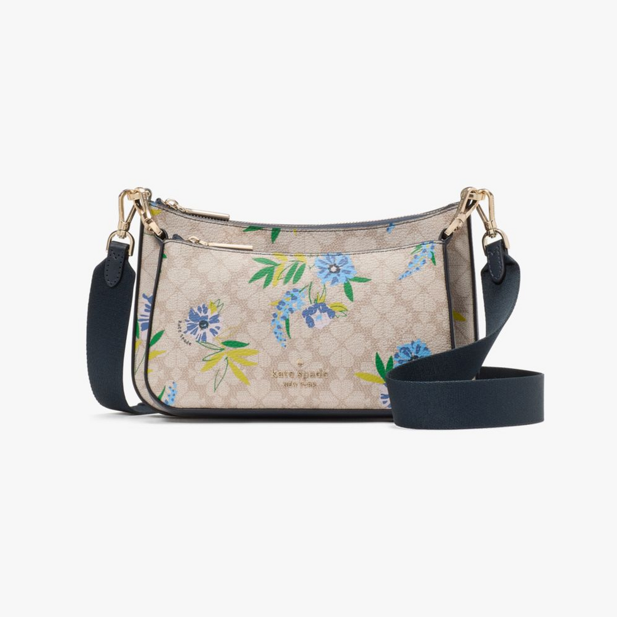 Duet Spade Flower Floral Crossbody