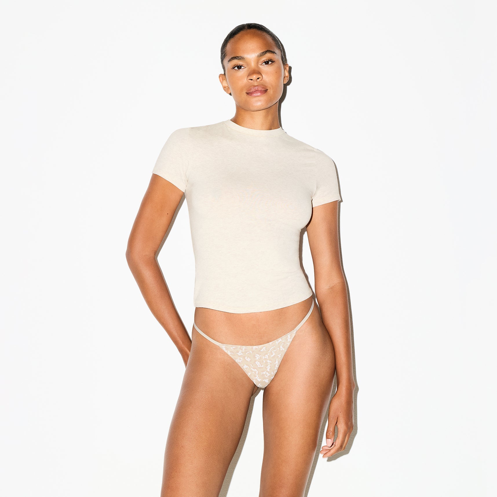 Lightweight Cotton String Thong