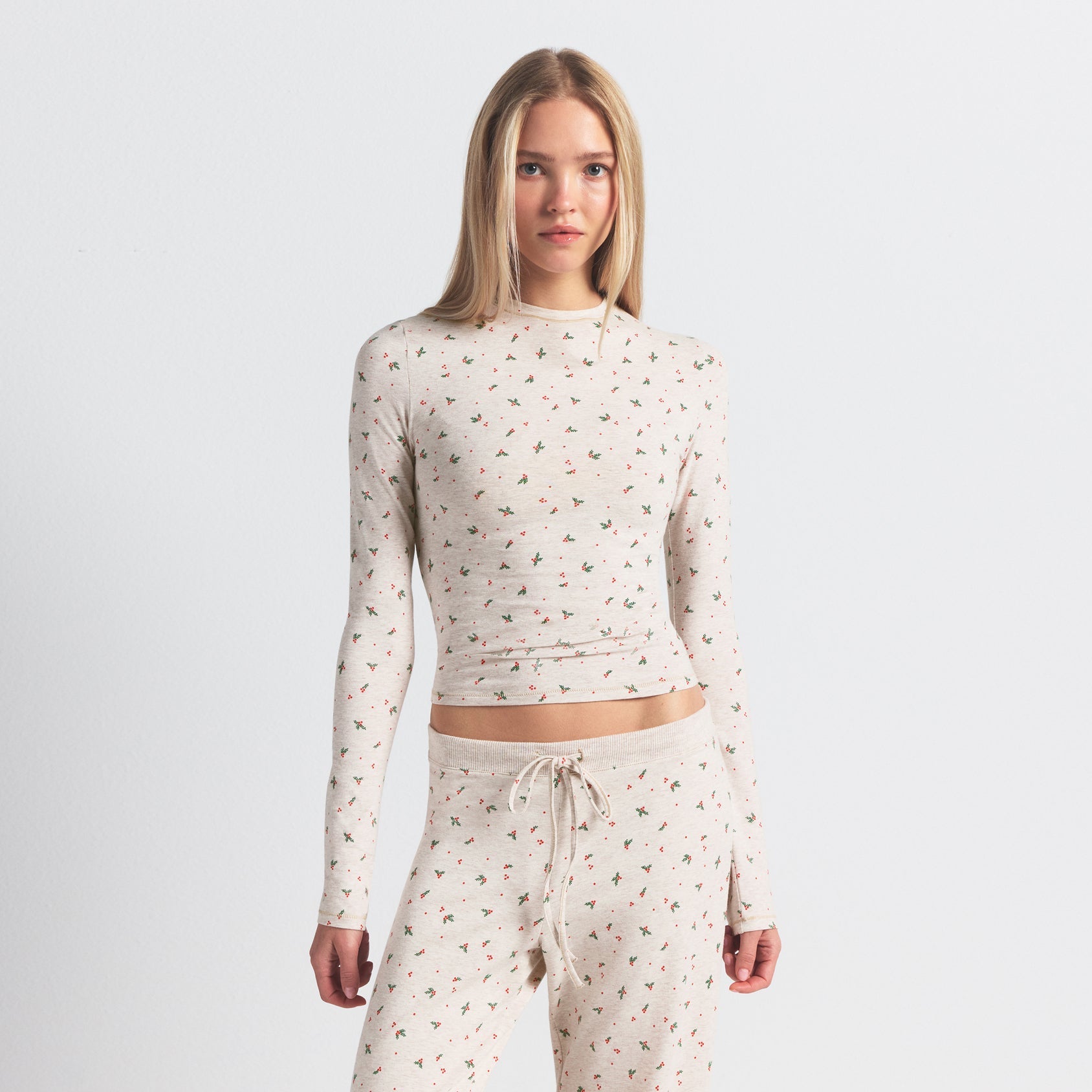 Cotton Jersey Long Sleeve T-shirt