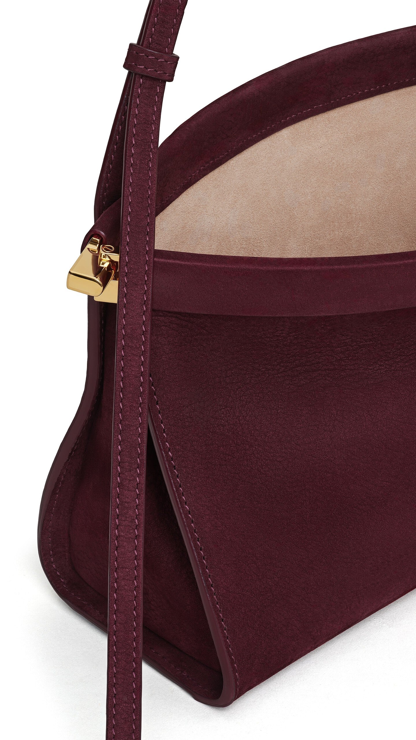 LE CLICK EAST WEST MEDIUM BAG IN NUBUCK