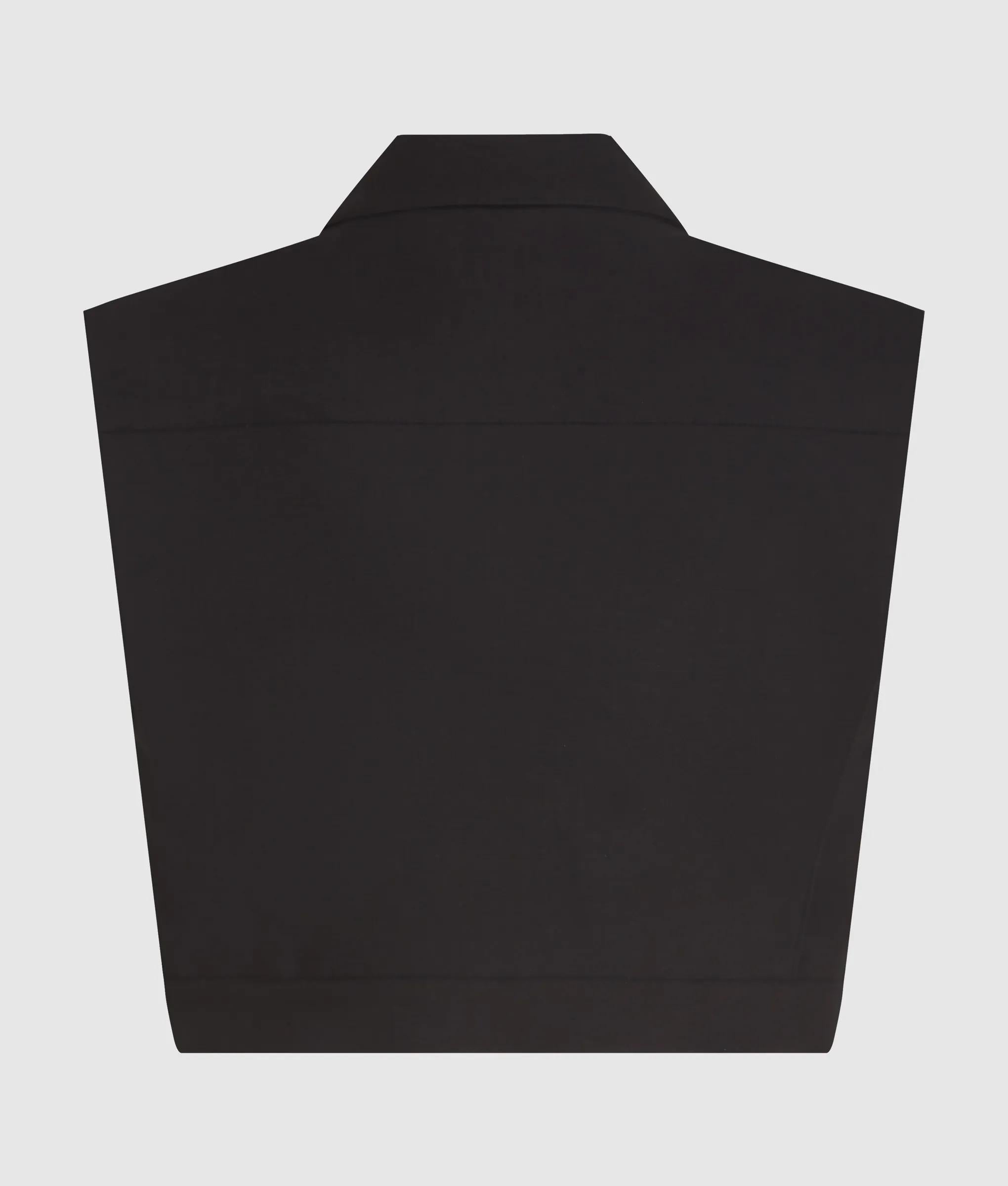 Cropped gilet