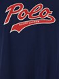 Polo ralph lauren Blue Crewneck T-Shirt with Logo Print on the Front in Cotton Man