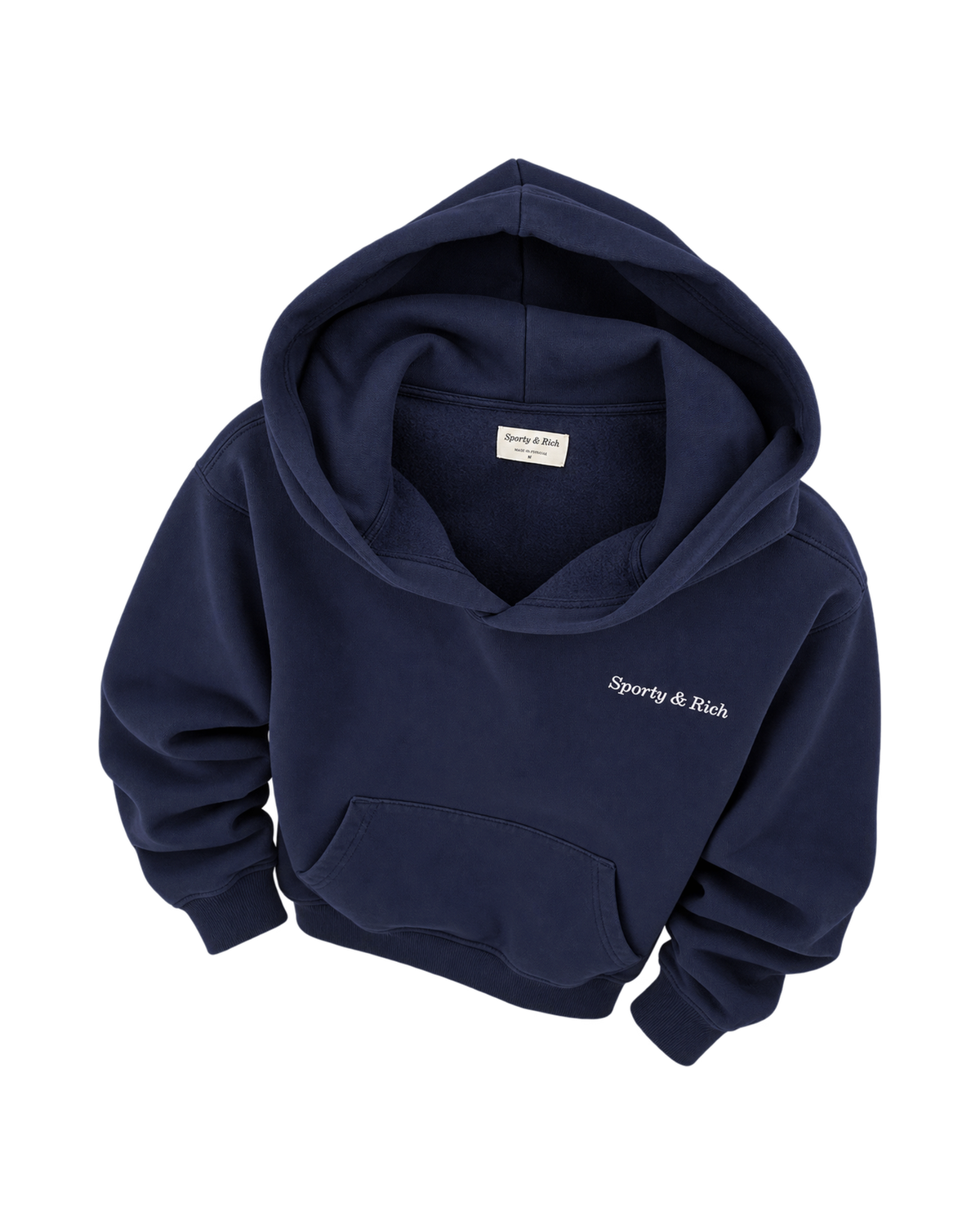 Eden Crest Hoodie - Navy/White
