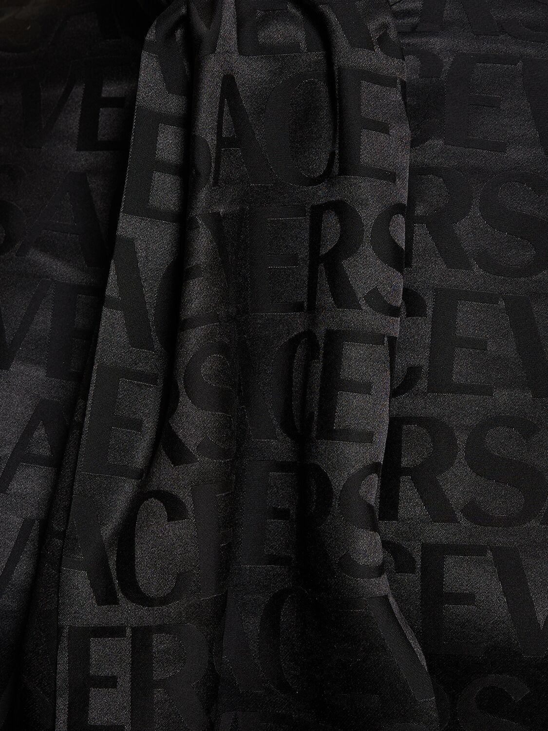 Versace Versace Logo jacquard silk twill shirt w/scarf - Size: XXS Shirts | Shop From The Mirage