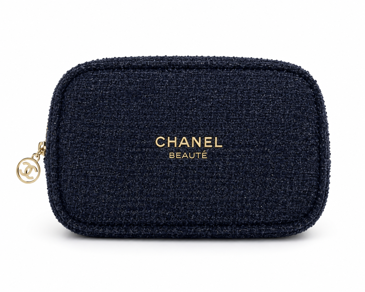 Chanel Beauty VIP Gift Quilted Makeup Bag Cosmetic Pouch Toiletry Case New