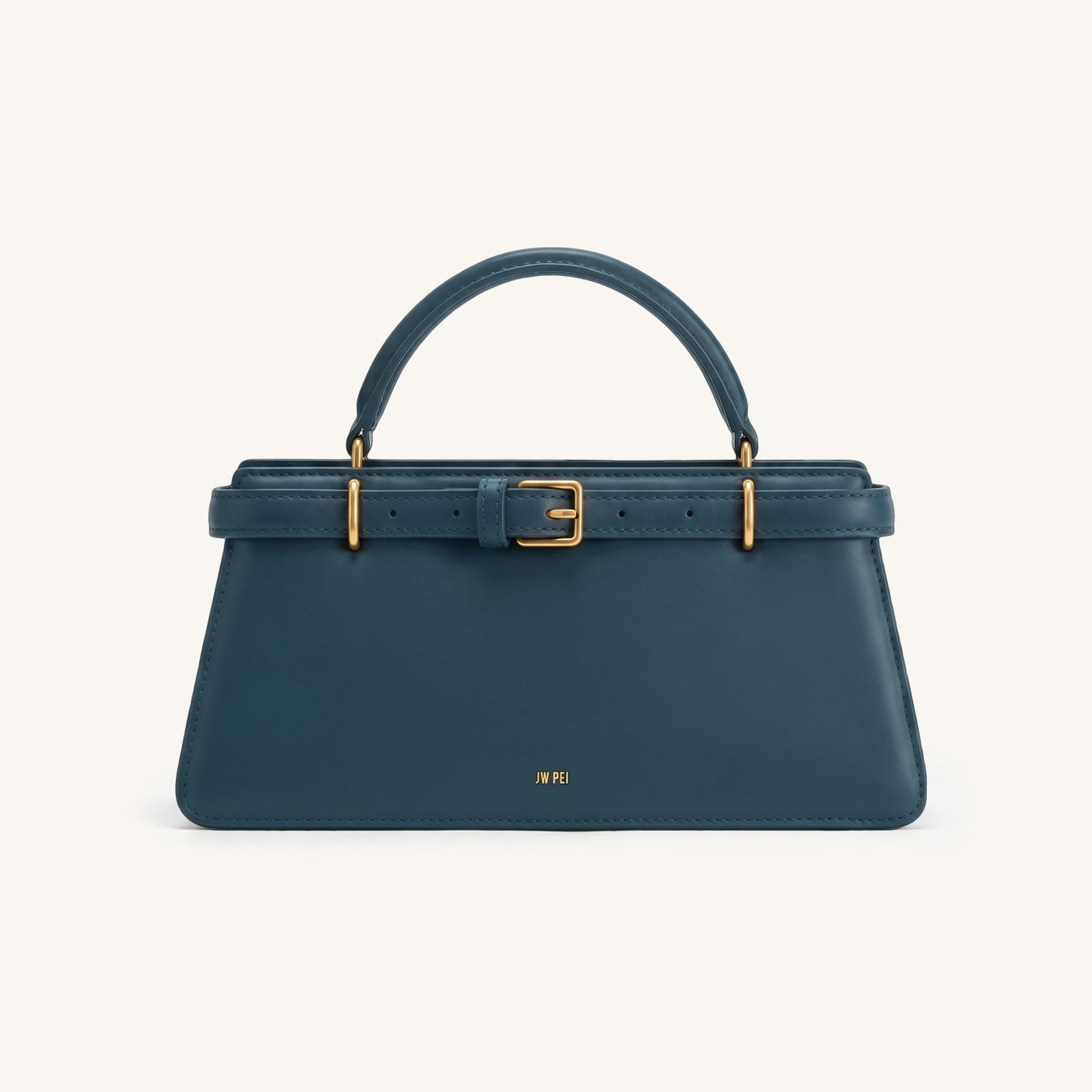 Elena Classic Top Handle Bag - Navy