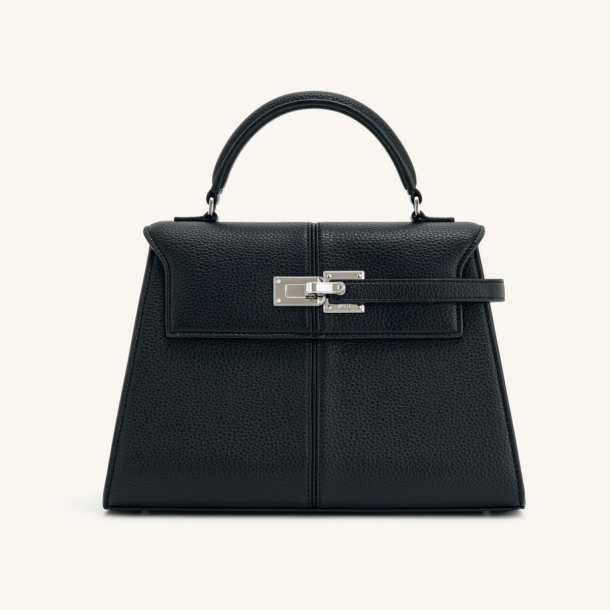 Elise Large Top Handle Bag - Black