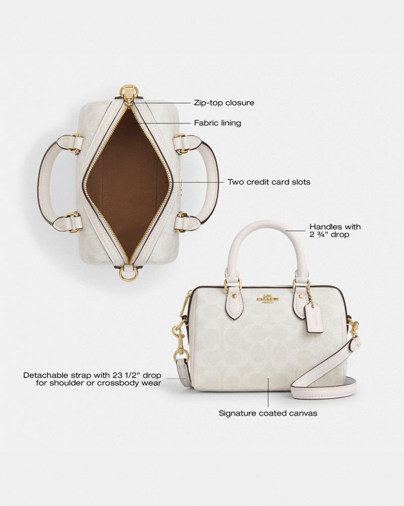 Mini Rowan Crossbody Bag In Signature Canvas