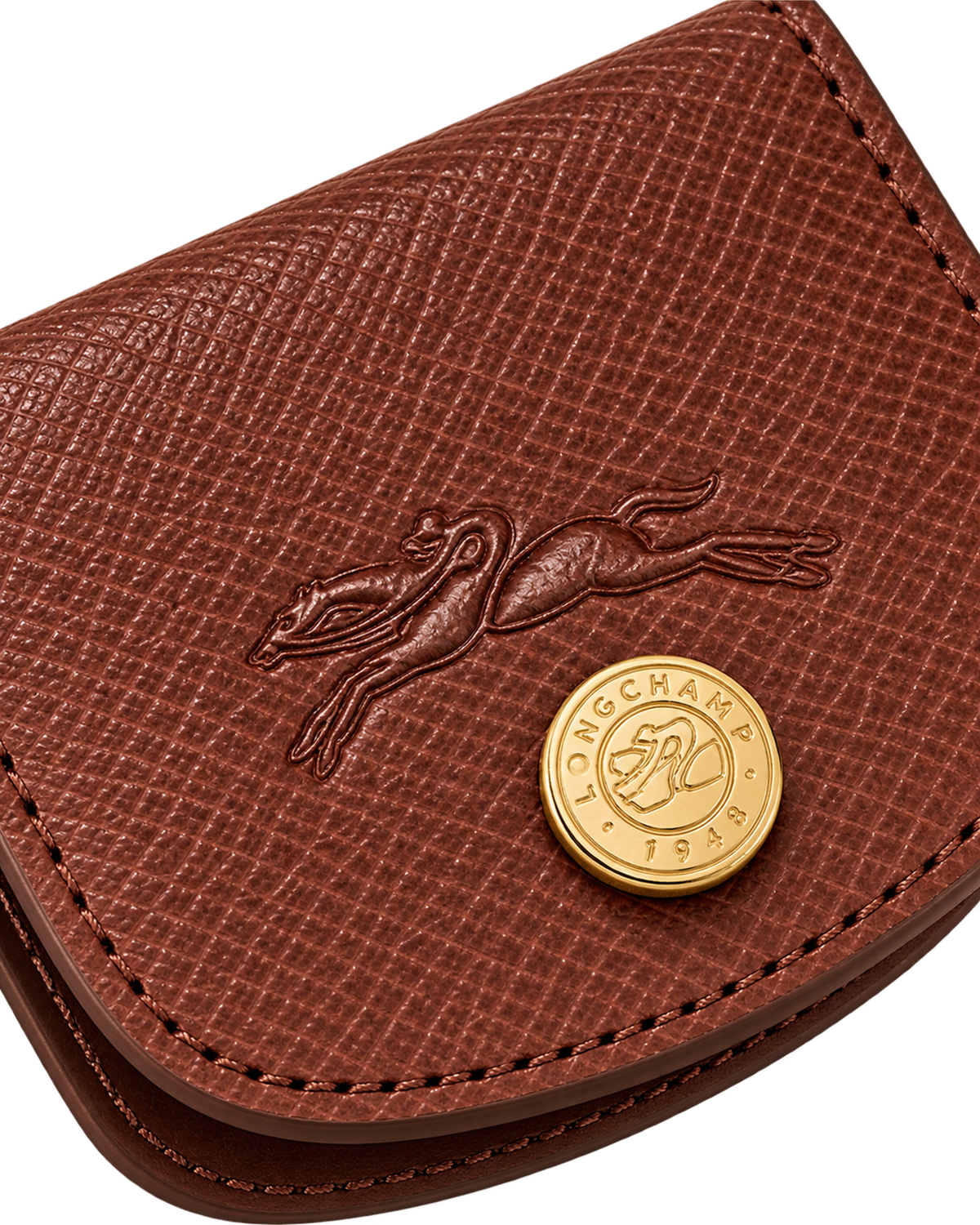 Épure Card holder Brown - Leather