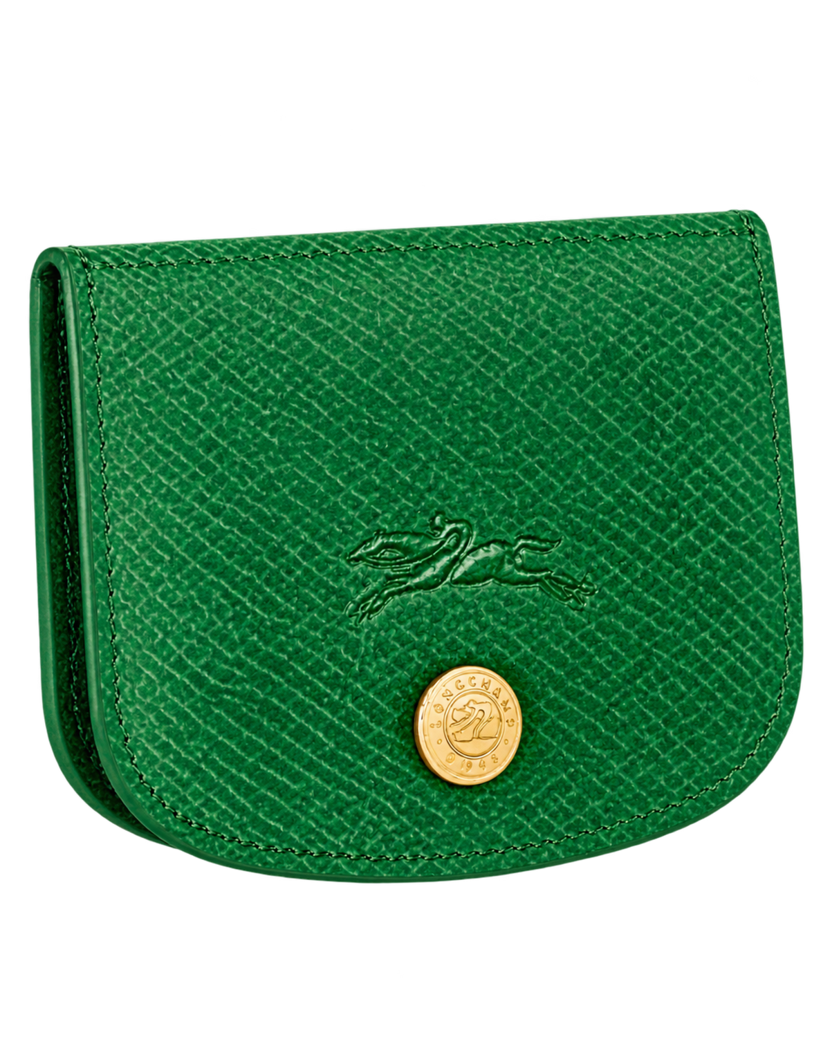 Épure Card holder Green - Leather