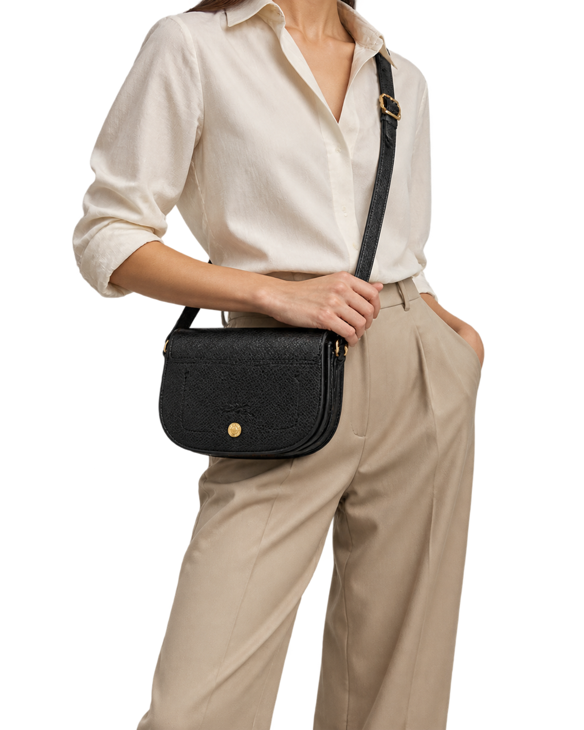Épure S Crossbody bag Black - Leather