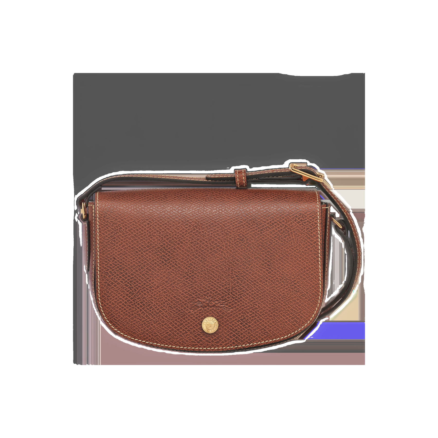 Épure S Crossbody bag Brown - Leather